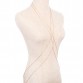 Chic Faux Pearl Layered Crossed Body Chain For Women