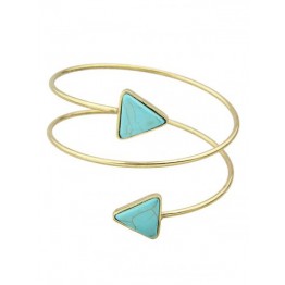 Faux Turquoise Triangle Arm Chain