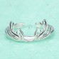 Antler Alloy Cuff Ring